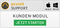 Kunden-Modul pcvisit Support 15.0 starten